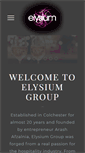 Mobile Screenshot of elysiumgroup.co.uk